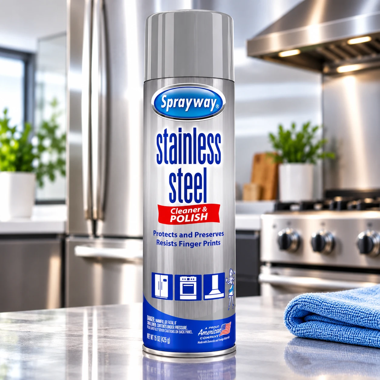 Sprayway Water-Based Stainless Steel Cleaner